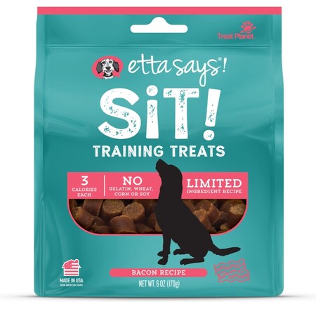 Etta Says! Etta Says! Sit! Bacon Grain Free Training Treats For Dogs 6 oz 44700813